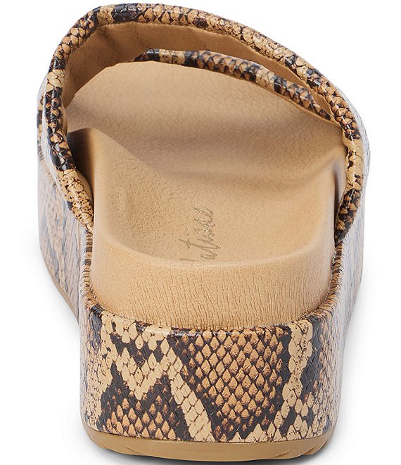 BLAINE SNAKE EMBOSSED SANDAL BY MATISSE