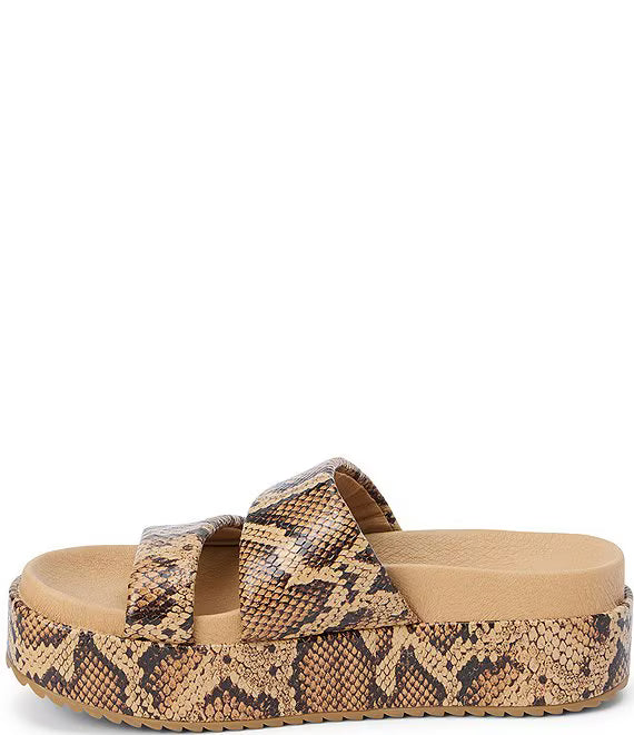 BLAINE SNAKE EMBOSSED SANDAL BY MATISSE