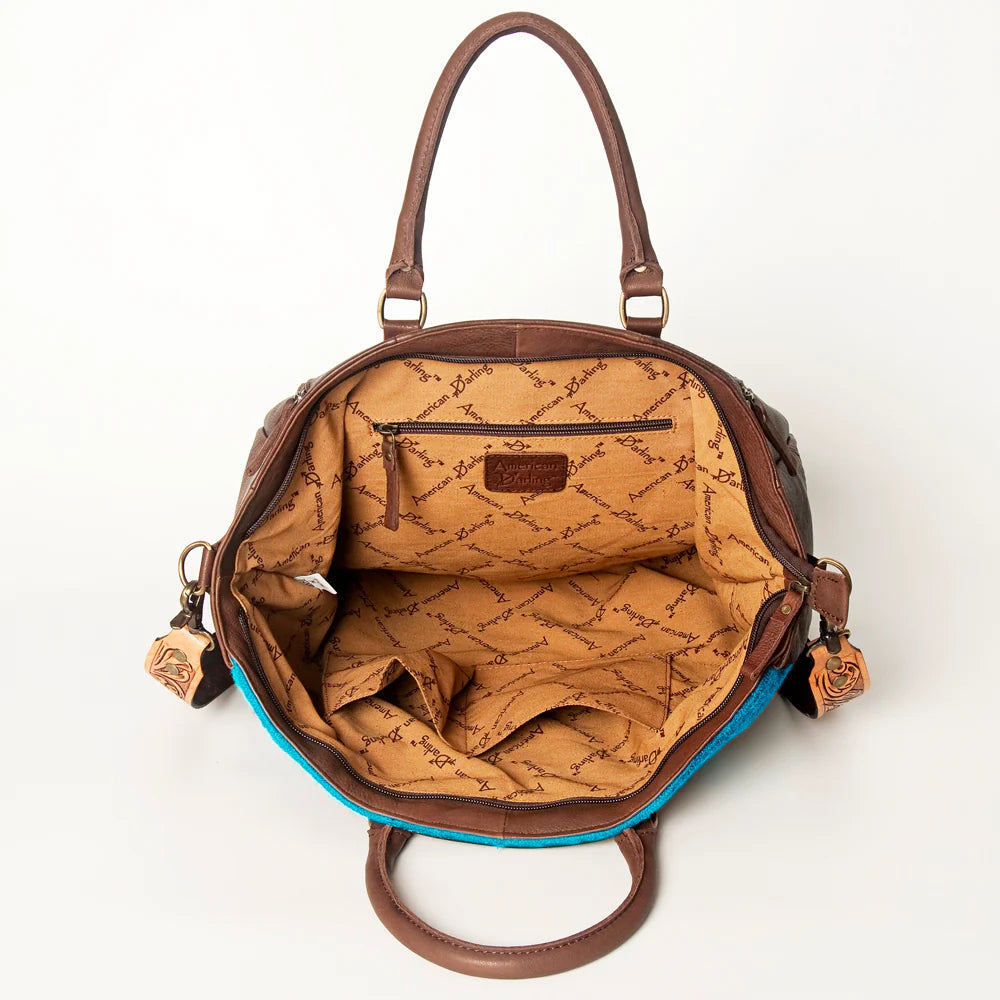 WESTERN LEATHER TOTE BY AMERICAN DARLING