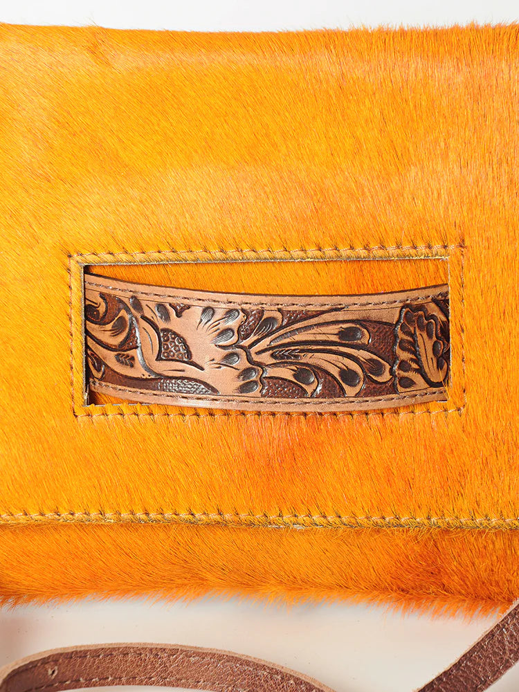 WESTERN LEATHER CLUTCH BY AMERICAN DARLING