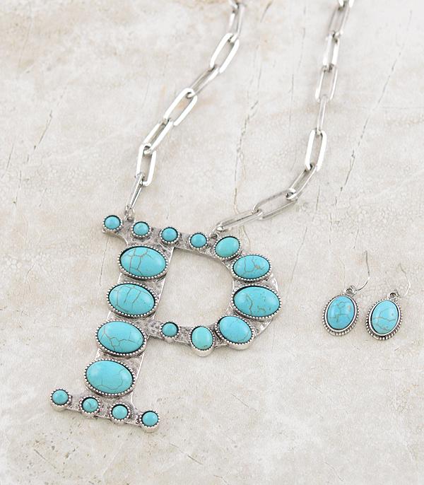XTRA LARGE TURQUOISE INITIAL
