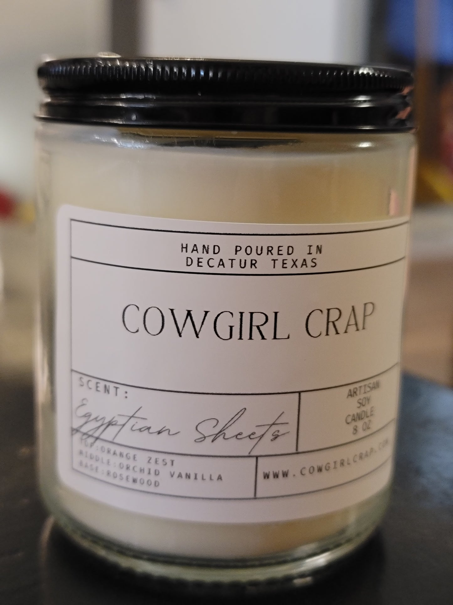 COWGIRL CRAP CANDLES - 4 HEAVENLY SCENTS