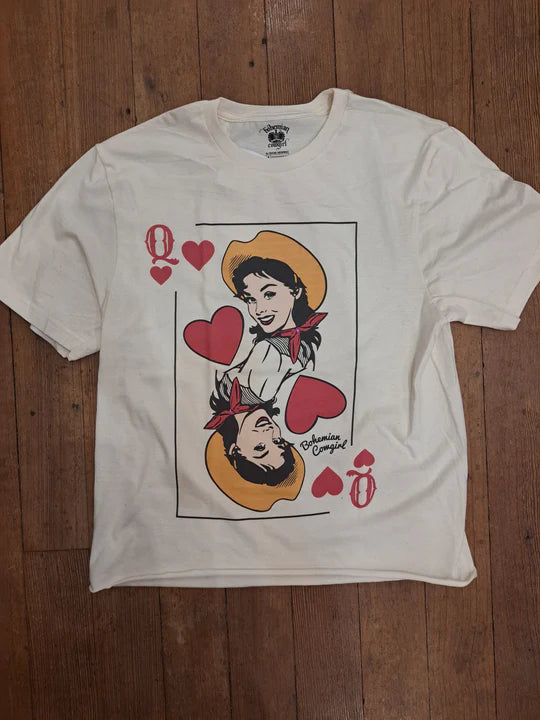 QUEEN OF HEARTS T SHIRT
