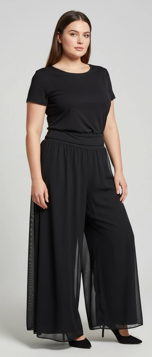SILK PALAZZO PANTS