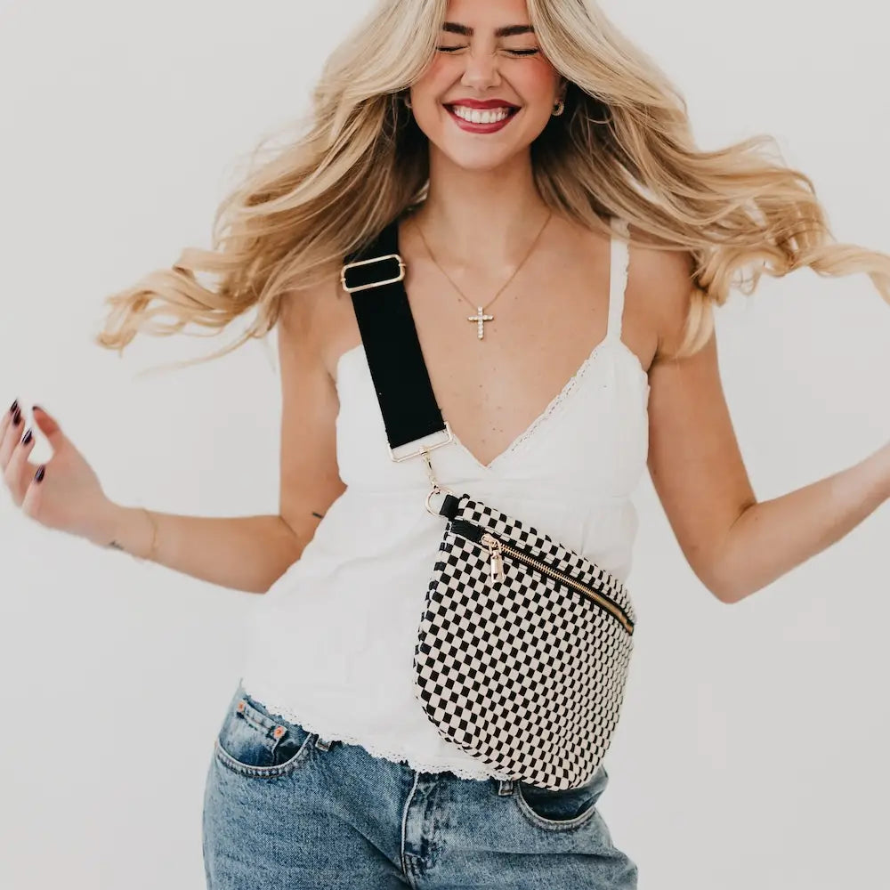 WOVEN BUM BAG - MULTIPLE COLORS