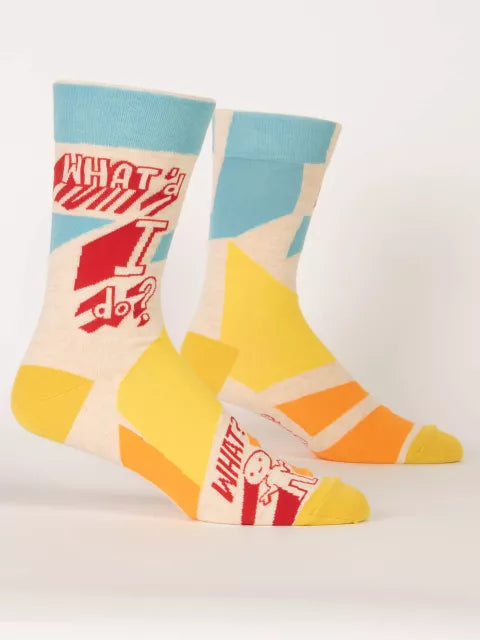 MENS SOCKS BY BLUE Q - MULTIPLE STYLES