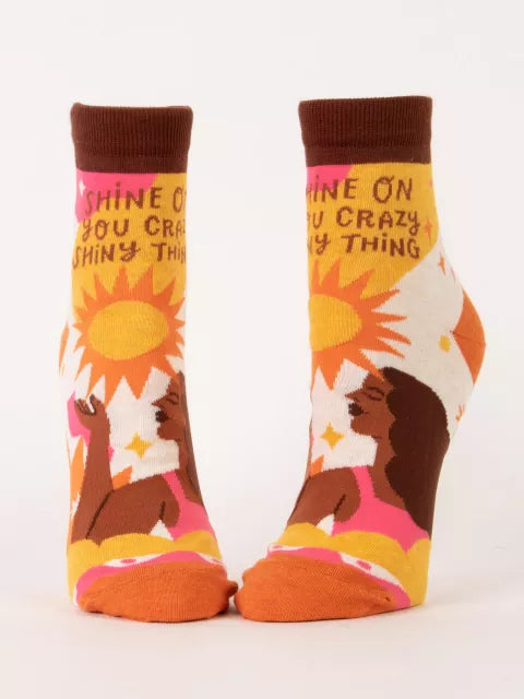 WOMEN'S ANKLE SOCKS BY BLUE Q - MULTIPLE STYLES
