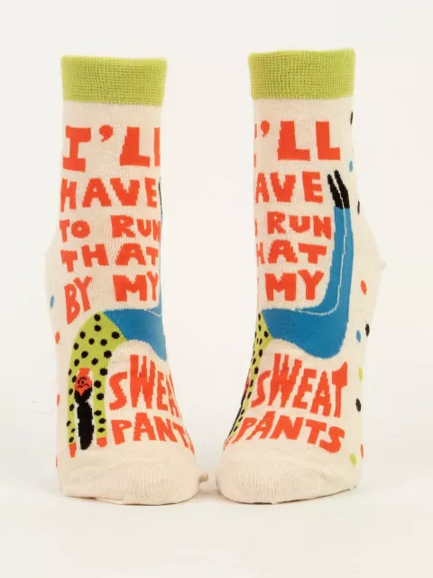 WOMEN'S ANKLE SOCKS BY BLUE Q - MULTIPLE STYLES