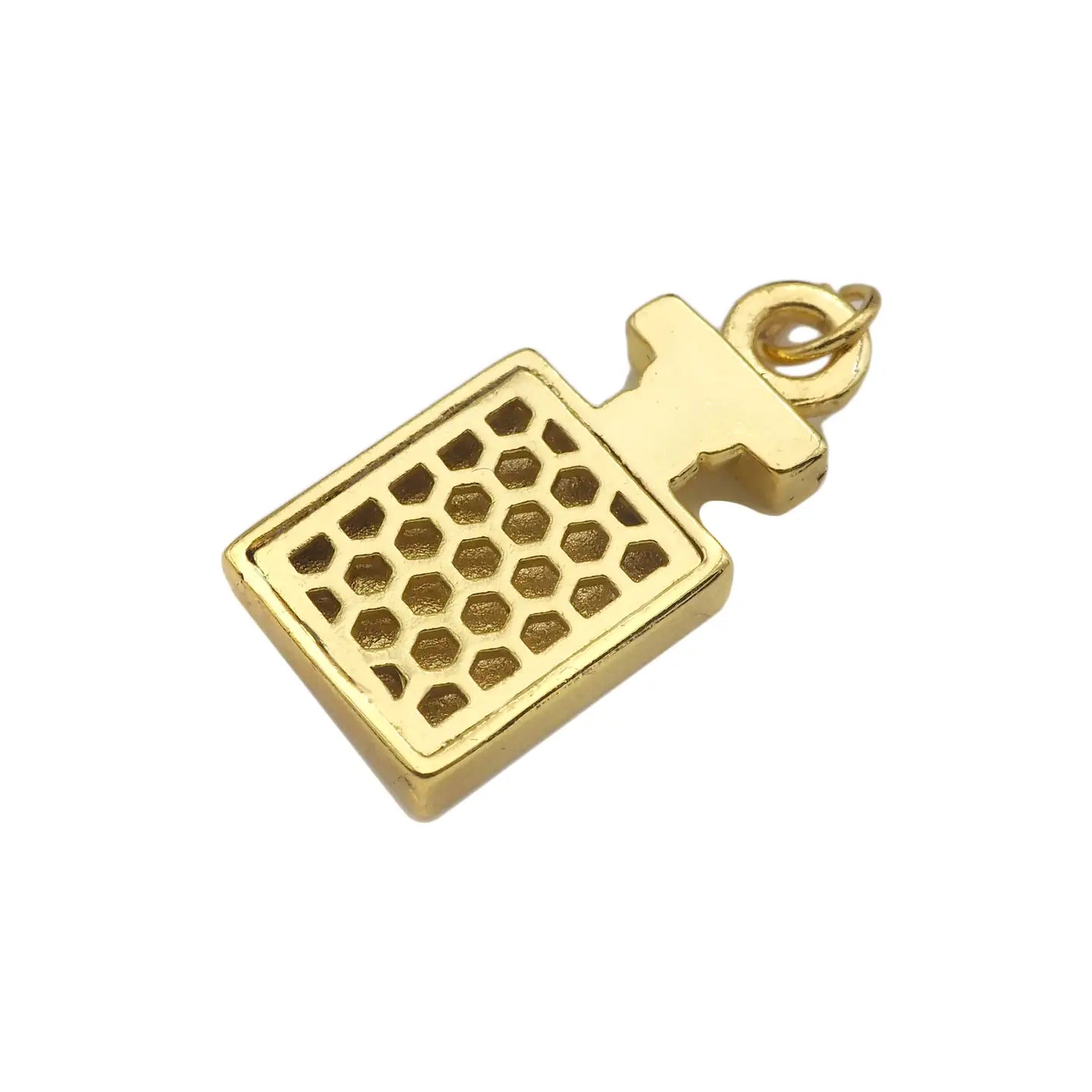 ENAMEL PERFUME BOTTLE CHARM - 2 COLORS