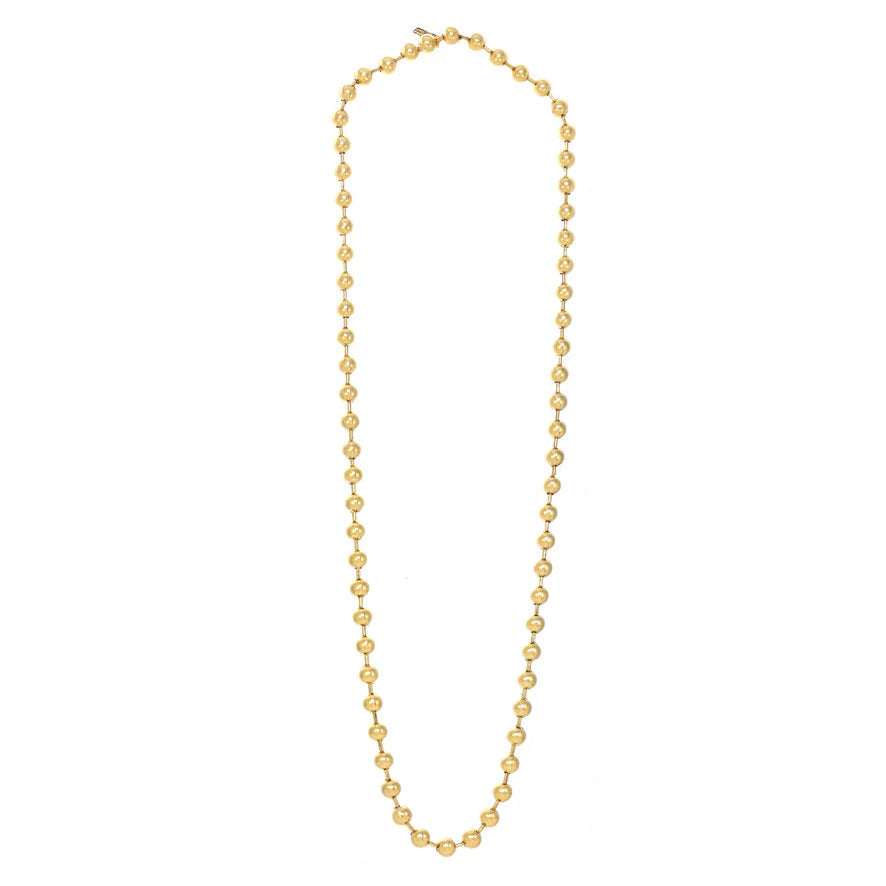 RADMILLA LONG NECKLACE IN ANTIQUE GOLD BY TOVA
