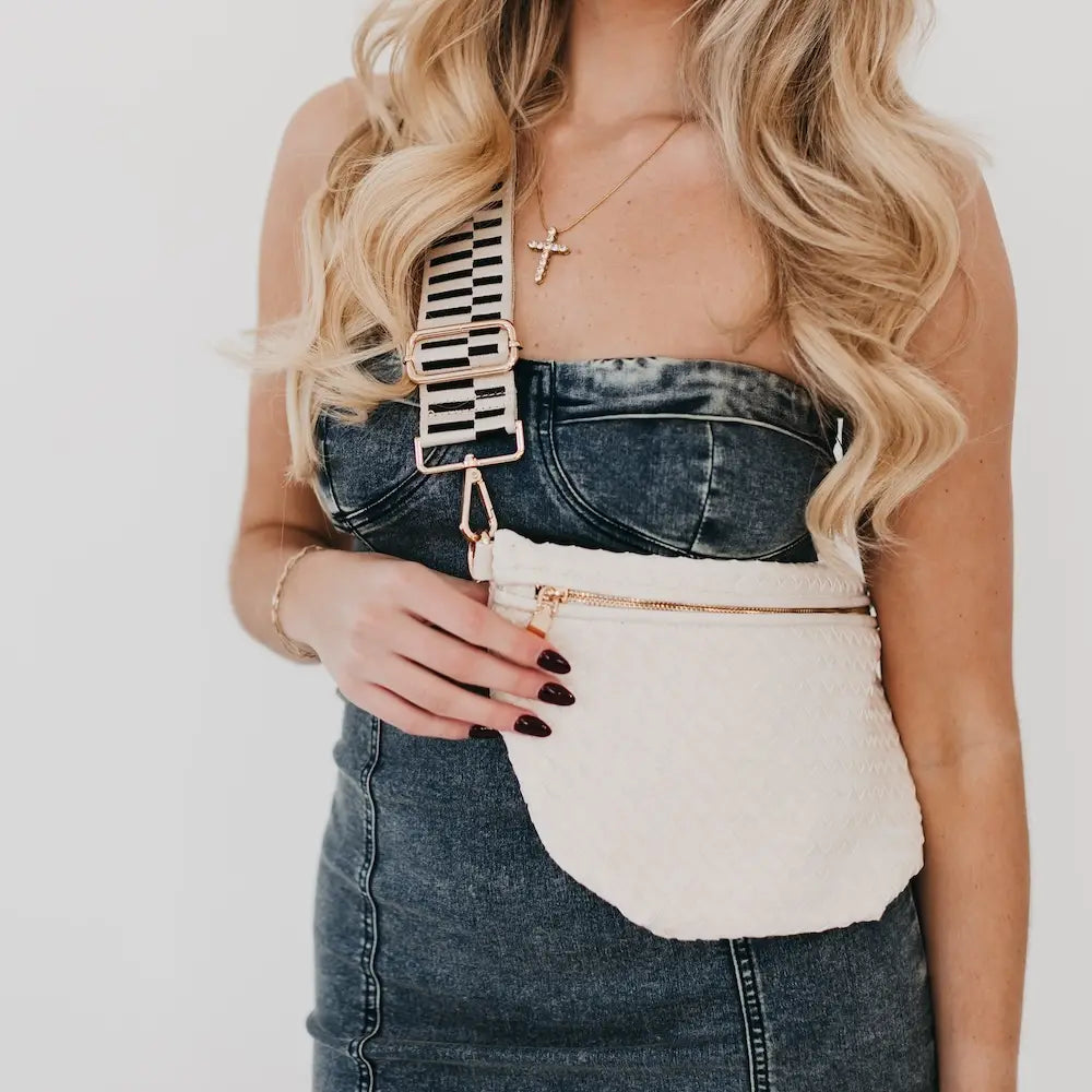 WOVEN BUM BAG - MULTIPLE COLORS
