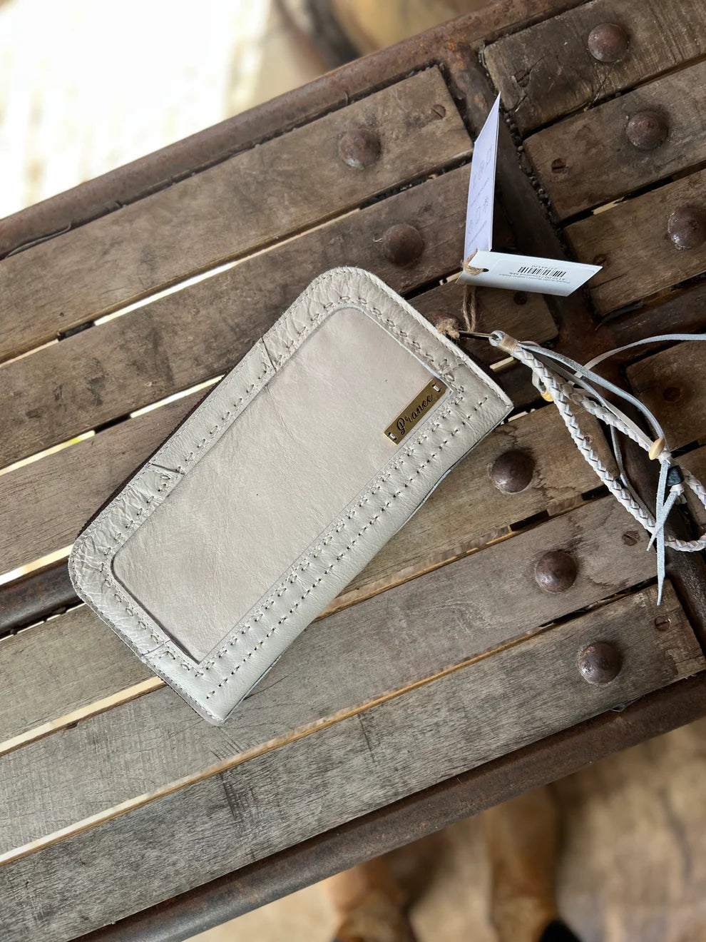 AUSTIN BURNET LEATHER WALLET BY PRANEE - 3 COLORS