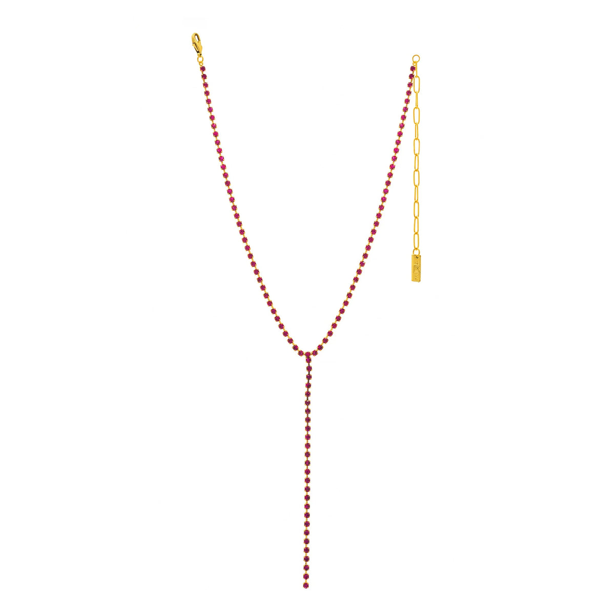 KASSANDRA NECKLACE IN FUCHSIA BY TOVA