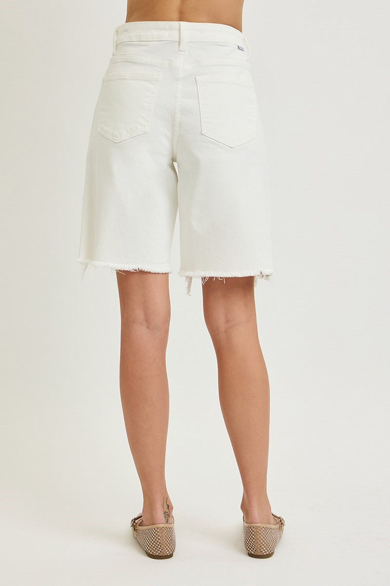 RISEN MID RISE BERMUDA SHORTS
