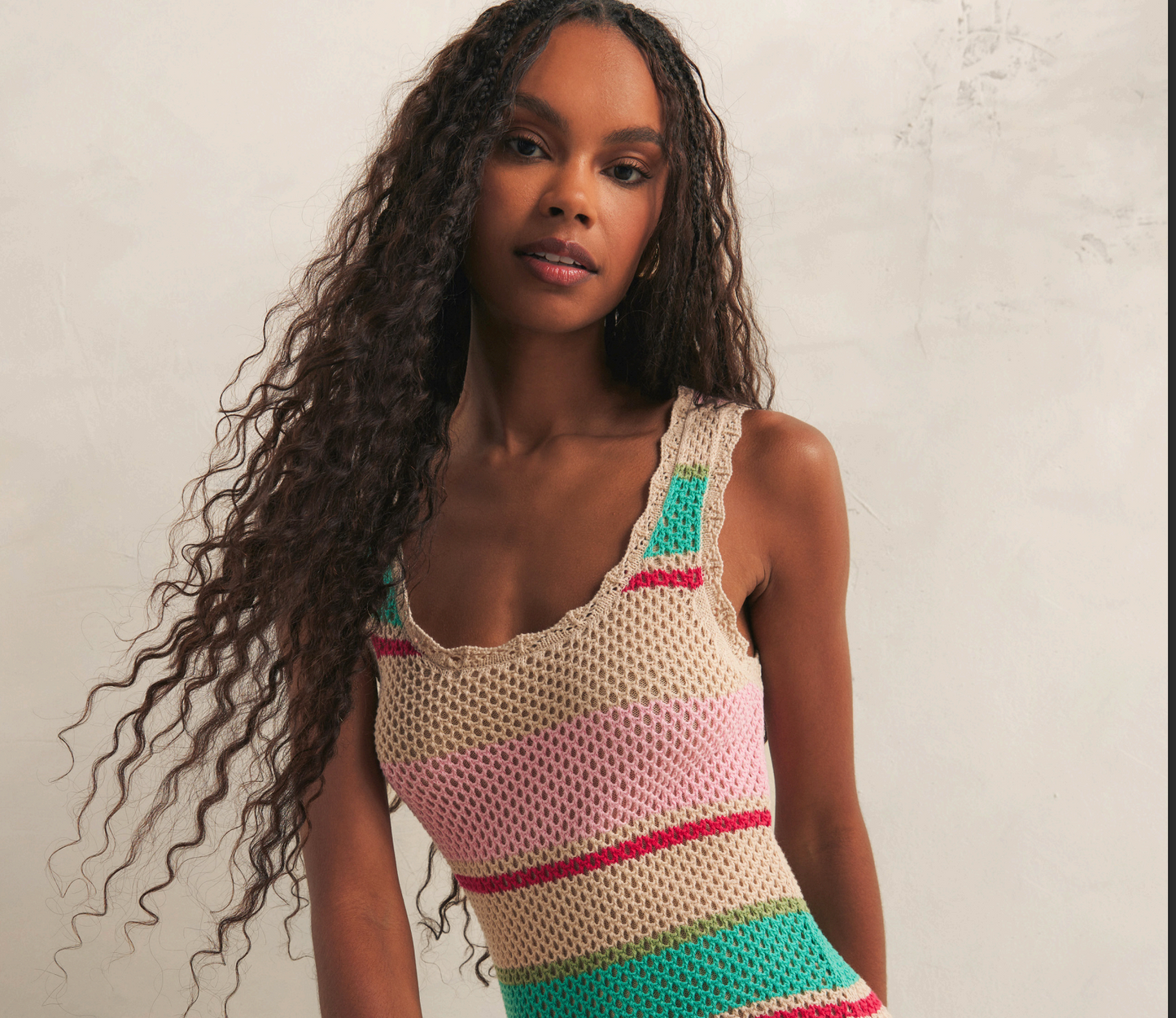 IBIZA STRIPE SWEATER DRESS IN NEUTRAL BY Z SUPPLY