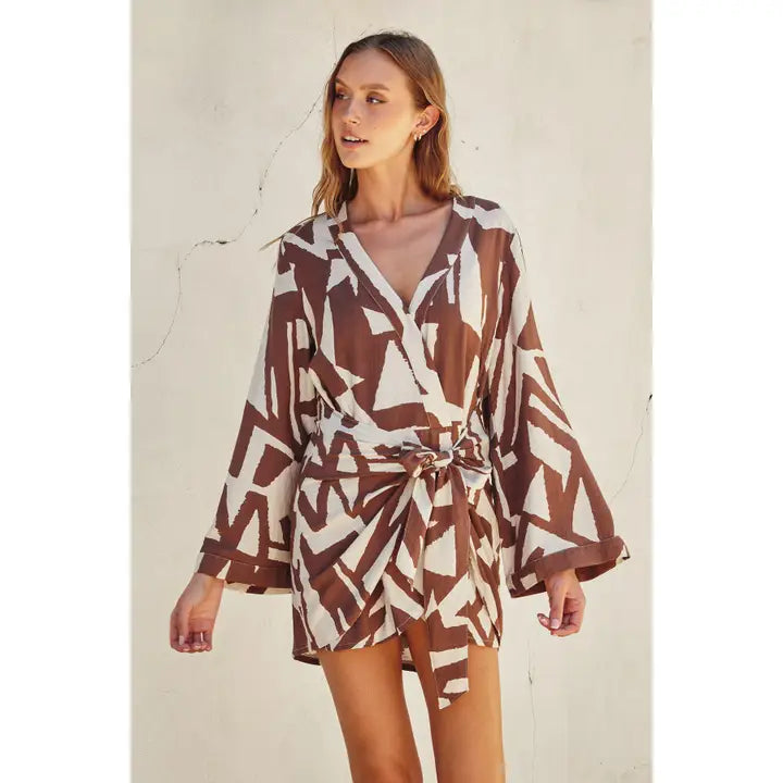 MINI WRAP DRESS
