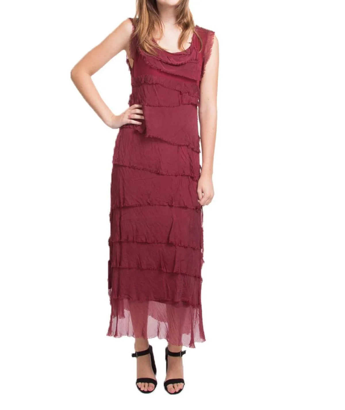 SILK MAXI DRESS - 2 COLORS