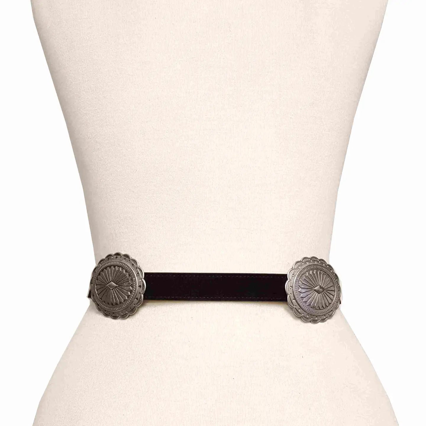 SUEDE CONCHO BELT