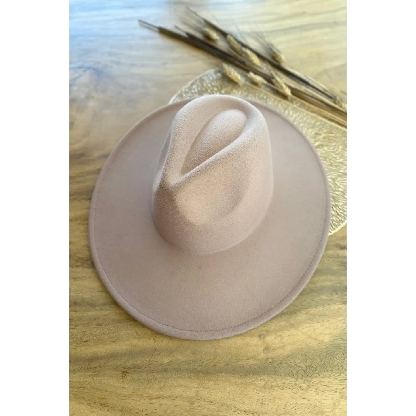 CLASSIC WIDE BRIM FELT HAT - MULTIPLE COLORS