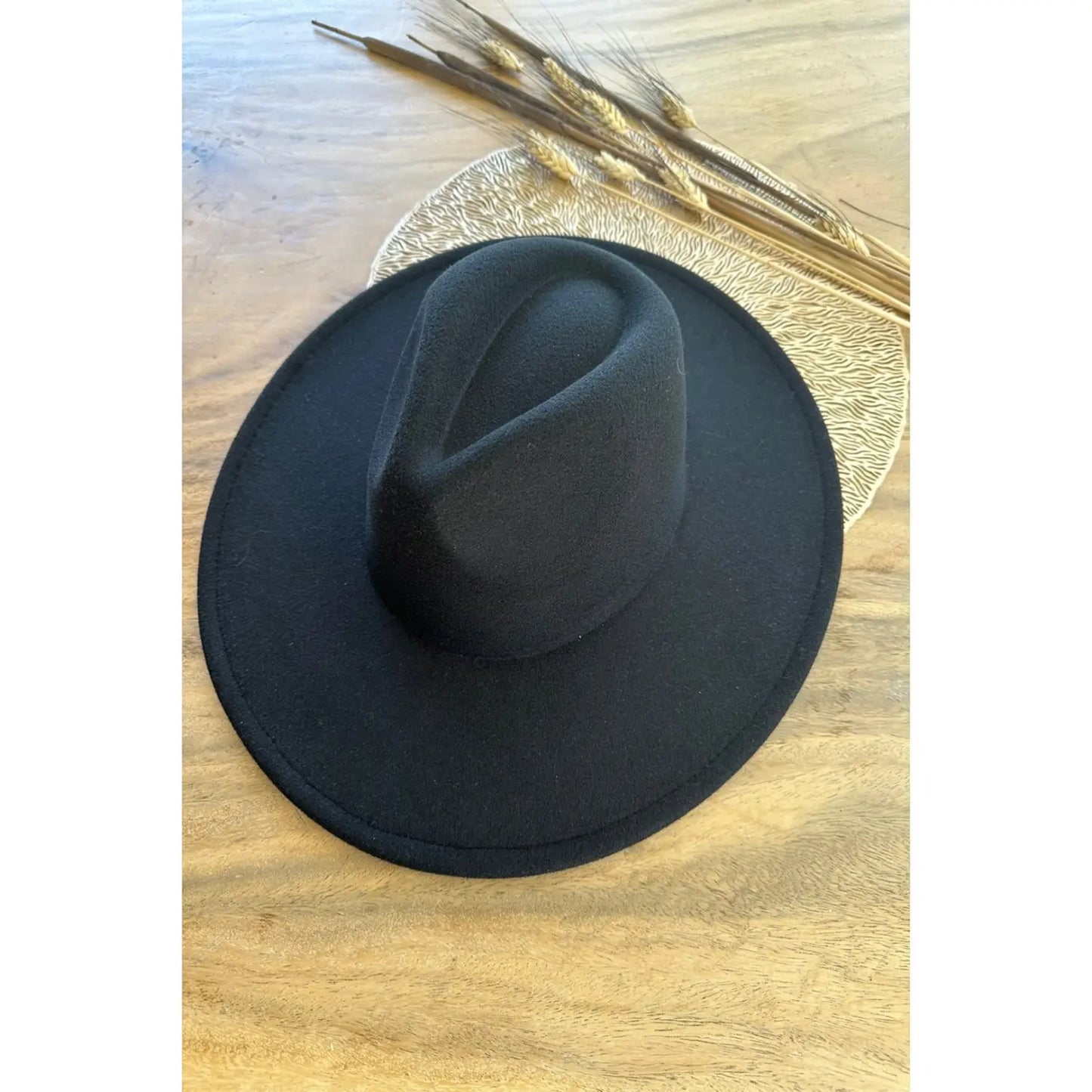 CLASSIC WIDE BRIM FELT HAT - MULTIPLE COLORS