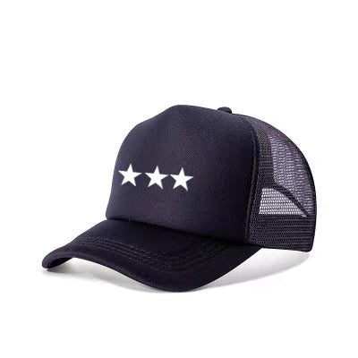 BLACK TRUCKER CAP