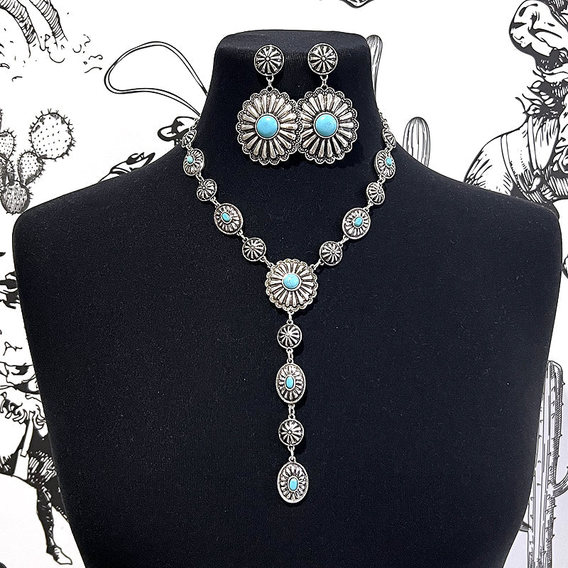 CONCHO LARIAT SET