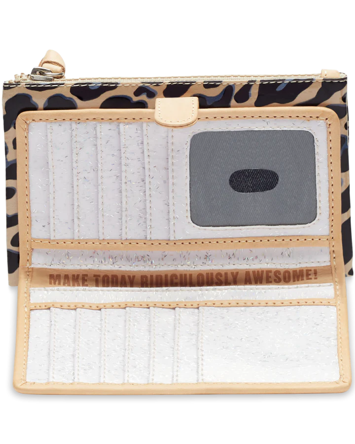 BLUE JAG WALLET BY CONSUELA