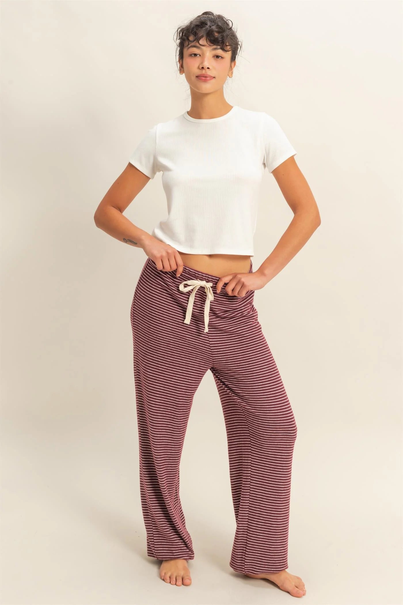 DRAWSTRING LOUNGE JOGGERS
