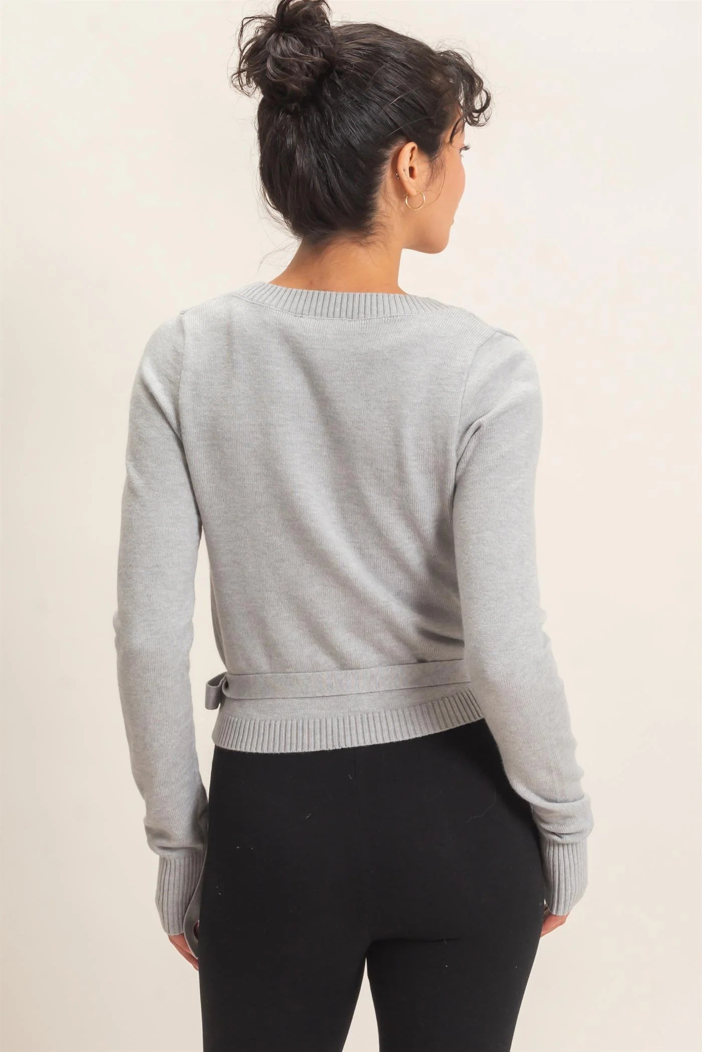WRAP KNIT CARDIGAN