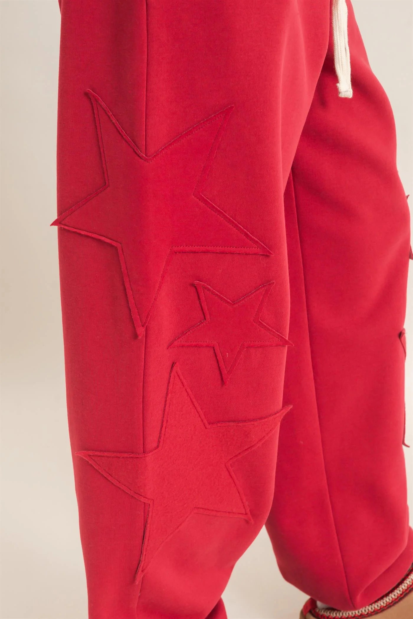 STAR PATCH JOGGER SWEATPANTS