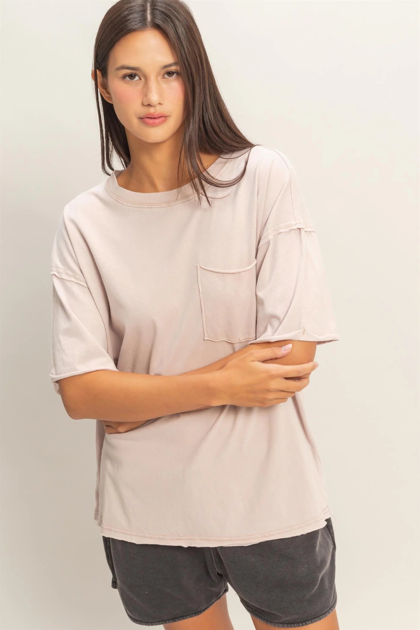 VINTAGE WASHED POCKET TEE