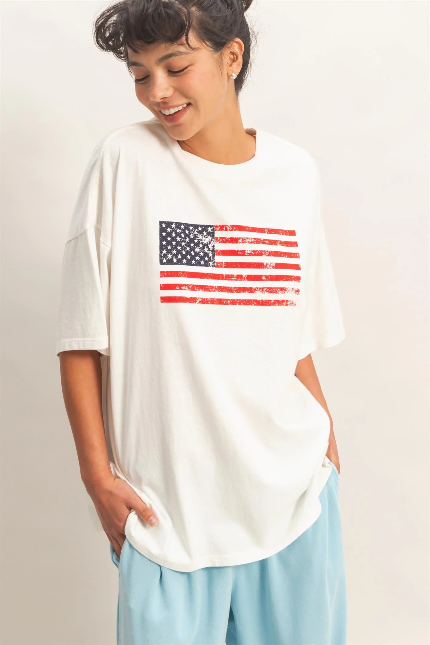 GRAPHIC FLAG T SHIRT