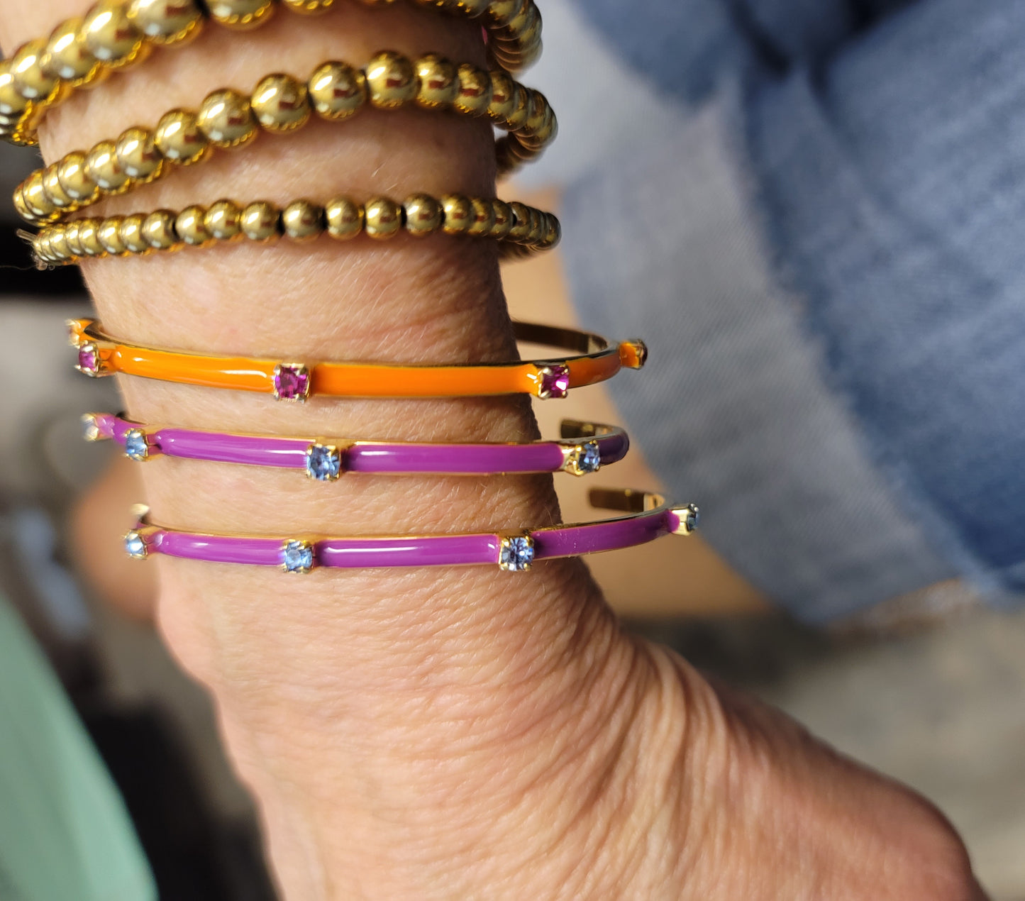 EVERLY CUFF BY TOVA - MULTIPLE COLORS