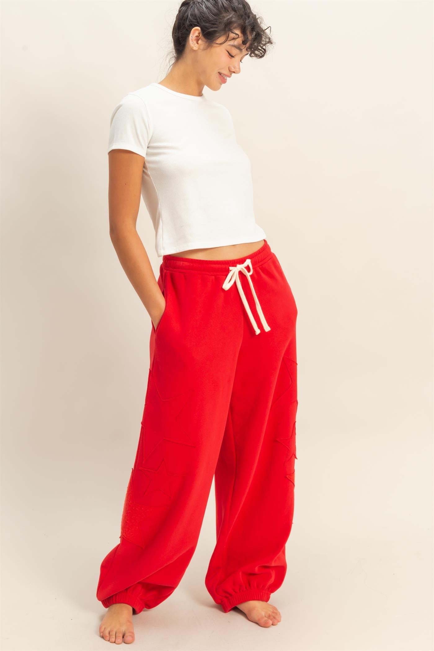 STAR PATCH JOGGERS