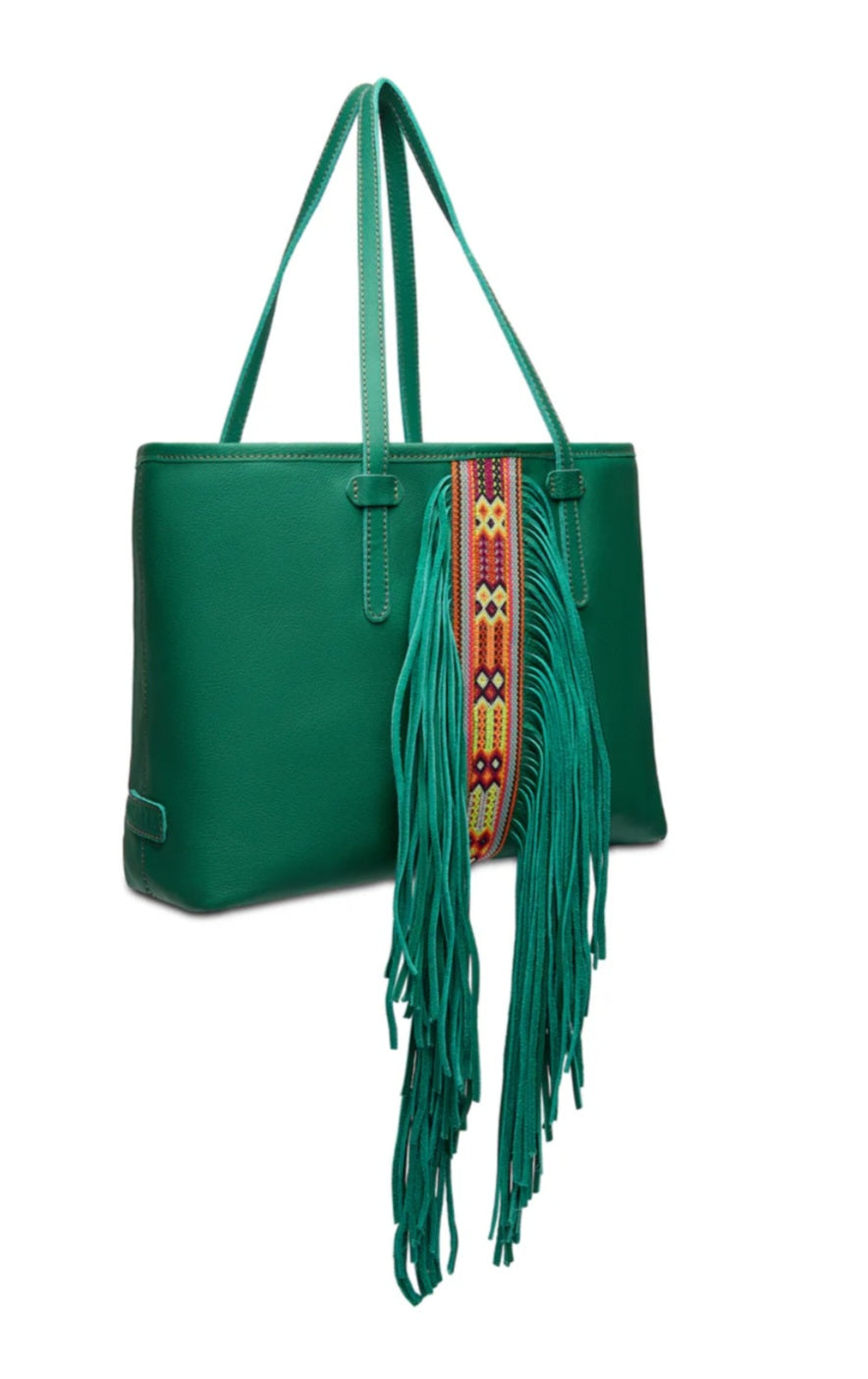 TEAL BREEZY SHOULDER BAG BY CONSUELA