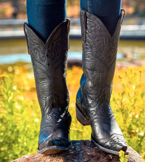 SINTRA BLACK BOOT 13 INCH BY OLD GRINGO