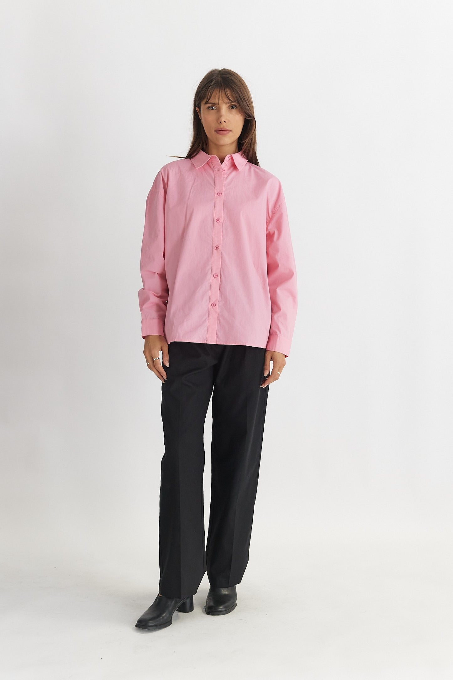 THE EMA POPLIN TOP
