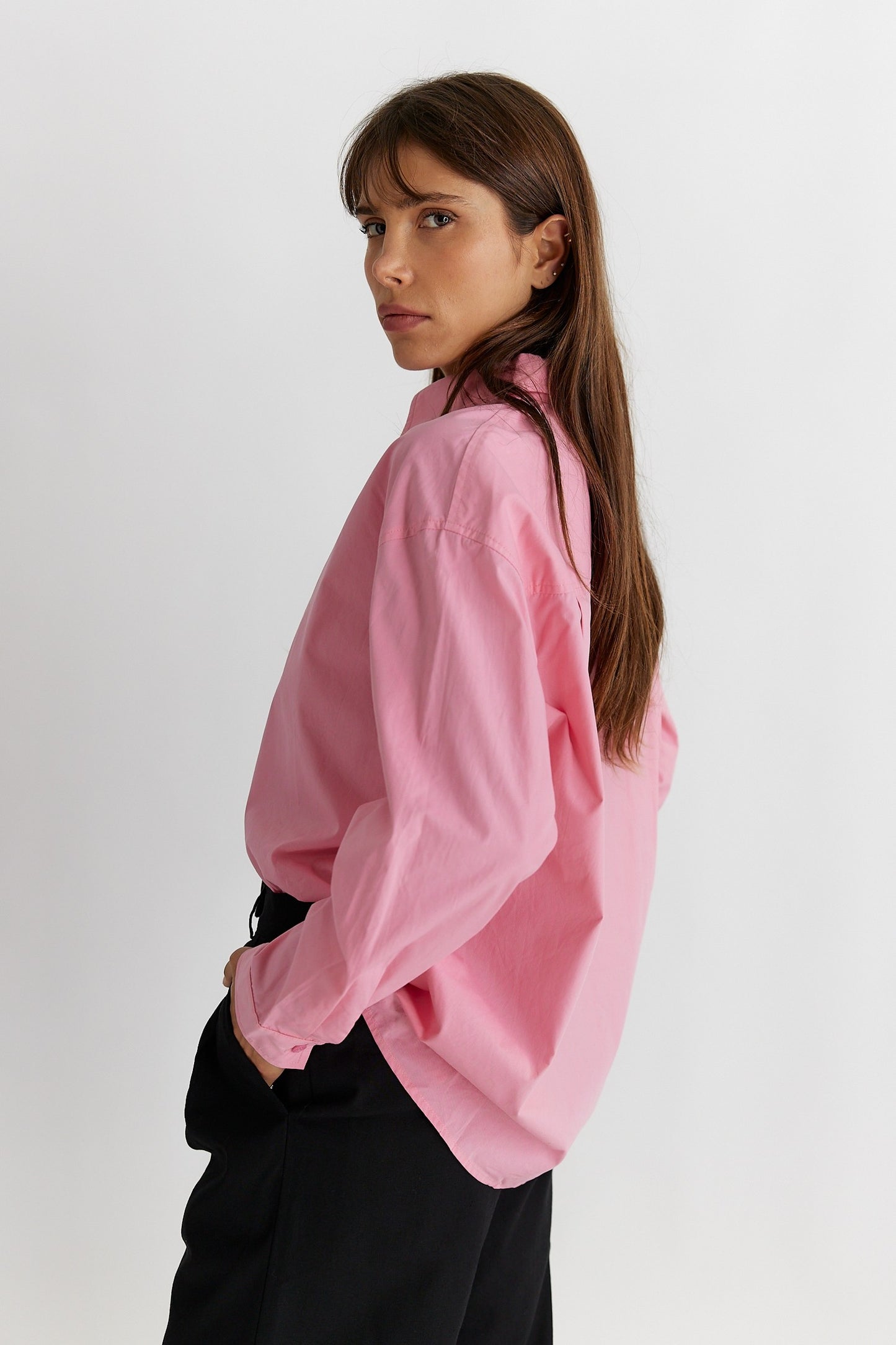 THE EMA POPLIN TOP