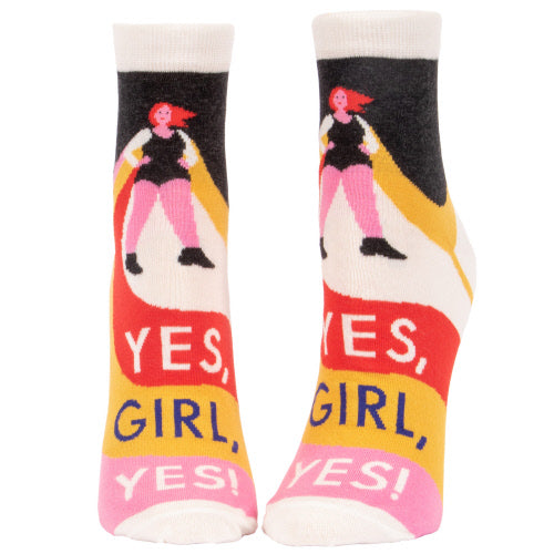 WOMEN'S ANKLE SOCKS BY BLUE Q - MULTIPLE STYLES