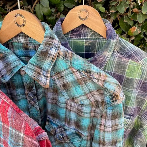 VINTAGE RECYCLED FLANNELS LONG SLEEVE