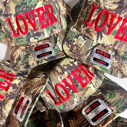 LOVER CAMO BASEBALL HAT