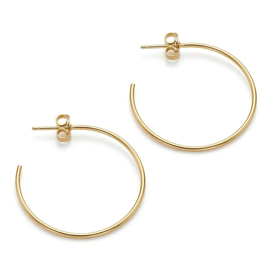 THIN GOLD HOOPS