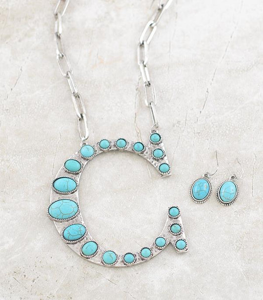 XTRA LARGE TURQUOISE INITIAL