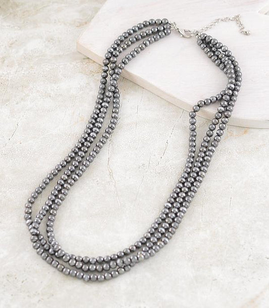 MULTI STRAND NAVAJO BEAD NECKLACE