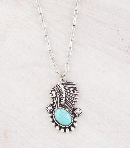 INDIAN CHIEF NECKLACE