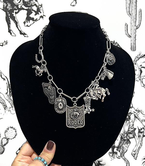 RODEO CHARM NECKLACE
