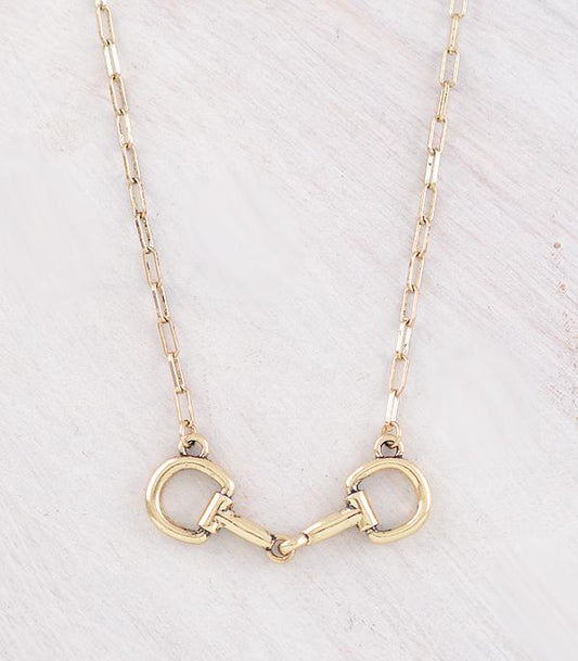 WESTERN HORSEBIT NECKLACE