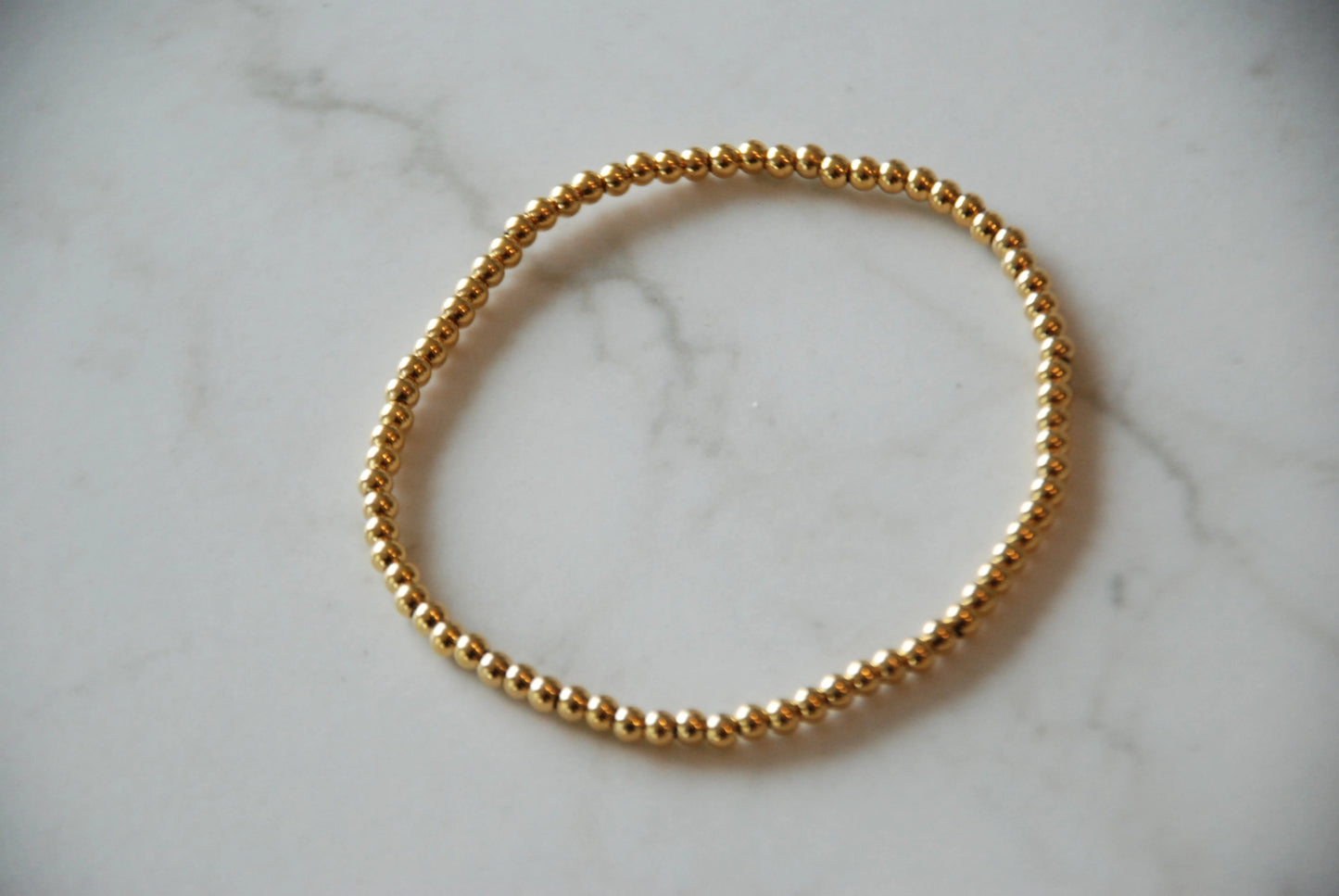 HARLOW GOLD BEADED BRACELET - 4 SIZES