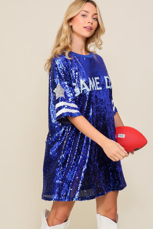 GAME DAY SEQUIN DRESS