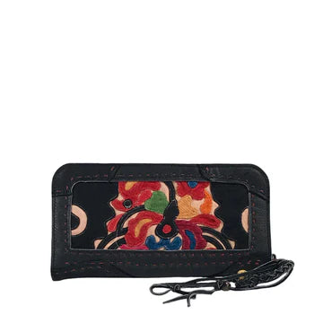 BROOKLYN HUDSON WALLET CLUTCH IN BLACK BY PRANEE